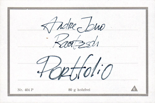 Andre Jeno Raatzsch